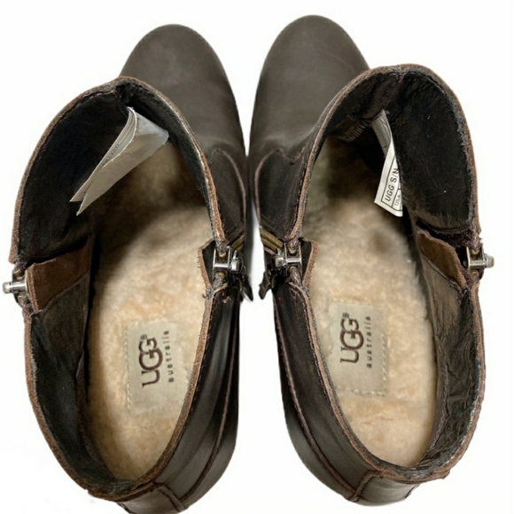 UGG Australia Brown Meredith boots SZ 8.5 - Picture 3 of 7
